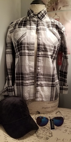 ARIZONA button down shirt NWT - Picture 1 of 5